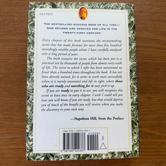 Think and Grow Rich Book gently used - Picture 2 of 2